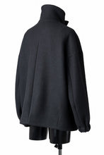 画像をギャラリービューアに読み込む, forme d'expression Bomber Short Coat (Black)