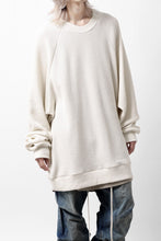 画像をギャラリービューアに読み込む, A.F ARTEFACT OVER SIZED DOLMAN LONG PULL OVER / WAFFLE COTTON JERSEY (IVORY)