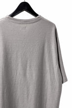 Load image into Gallery viewer, CAPERTICA OVERSIZED ASYMMETRY TEE / LINEN HEAVY JERSEY (ANTIQUE BLACK)