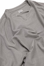 Load image into Gallery viewer, CAPERTICA OVERSIZED ASYMMETRY TEE / LINEN HEAVY JERSEY (ANTIQUE BLACK)