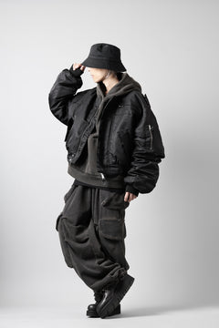 画像をギャラリービューアに読み込む, entire studios HEAVY GOCAR SWEAT PANTS (WASHED BLACK)