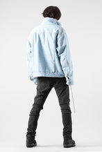 画像をギャラリービューアに読み込む, FACETASM ASSYMETRICAL BELTED SHERPA DENIM JACKET (INDIGO)
