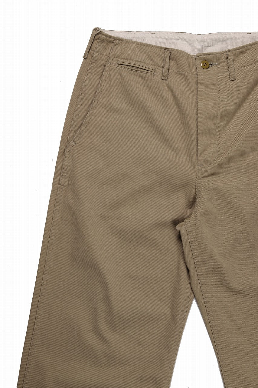 画像をギャラリービューアに読み込む, FULLCOUNT U.S.ARMY CHINO 41 TROUSERS (BROWN BEIGE)