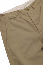 画像をギャラリービューアに読み込む, FULLCOUNT U.S.ARMY CHINO 41 TROUSERS (BROWN BEIGE)