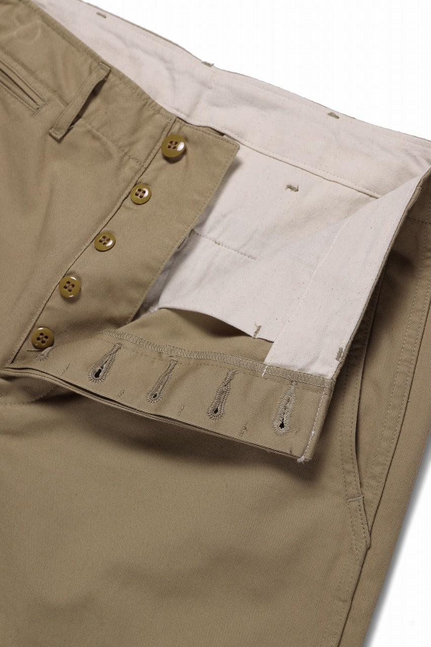 画像をギャラリービューアに読み込む, FULLCOUNT U.S.ARMY CHINO 41 TROUSERS (BROWN BEIGE)