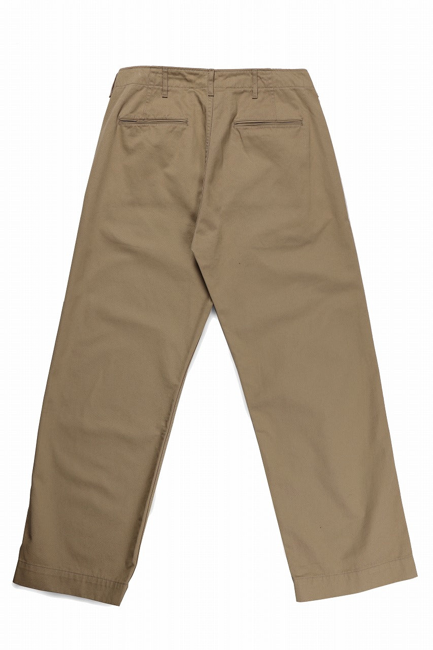 画像をギャラリービューアに読み込む, FULLCOUNT U.S.ARMY CHINO 41 TROUSERS (BROWN BEIGE)