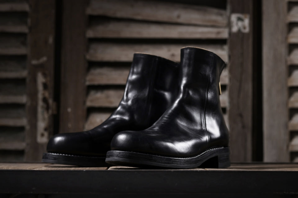 Load image into Gallery viewer, Portaille exclusive CLASSIC BACK ZIP BOOTS / HORWEEN CHROMEXCEL (BLACK)