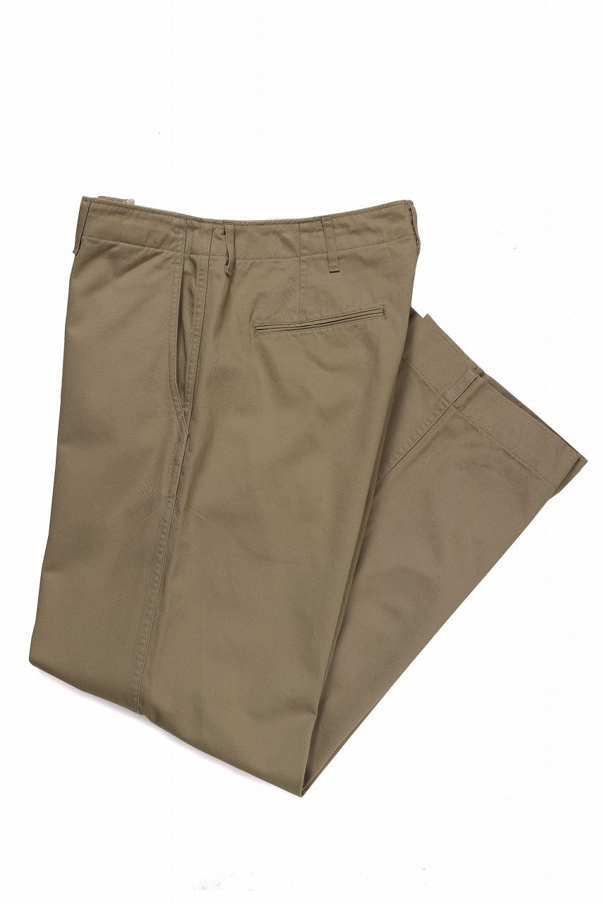 画像をギャラリービューアに読み込む, FULLCOUNT U.S.ARMY CHINO 41 TROUSERS (BROWN BEIGE)