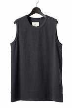 画像をギャラリービューアに読み込む, N/07 NO SLEEVE TOP / SUPER STRETCH BARE TELECO (HEATHER GREY)