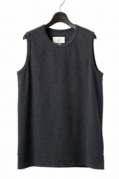 画像をギャラリービューアに読み込む, N/07 NO SLEEVE TOP / SUPER STRETCH BARE TELECO (HEATHER GREY)