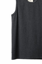画像をギャラリービューアに読み込む, N/07 NO SLEEVE TOP / SUPER STRETCH BARE TELECO (HEATHER GREY)