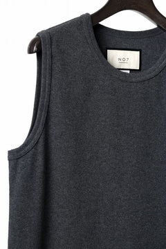 画像をギャラリービューアに読み込む, N/07 NO SLEEVE TOP / SUPER STRETCH BARE TELECO (HEATHER GREY)