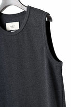 画像をギャラリービューアに読み込む, N/07 NO SLEEVE TOP / SUPER STRETCH BARE TELECO (HEATHER GREY)