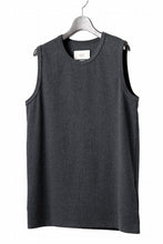 画像をギャラリービューアに読み込む, N/07 NO SLEEVE TOP / SUPER STRETCH BARE TELECO (HEATHER GREY)