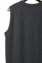 画像をギャラリービューアに読み込む, N/07 NO SLEEVE TOP / SUPER STRETCH BARE TELECO (HEATHER GREY)