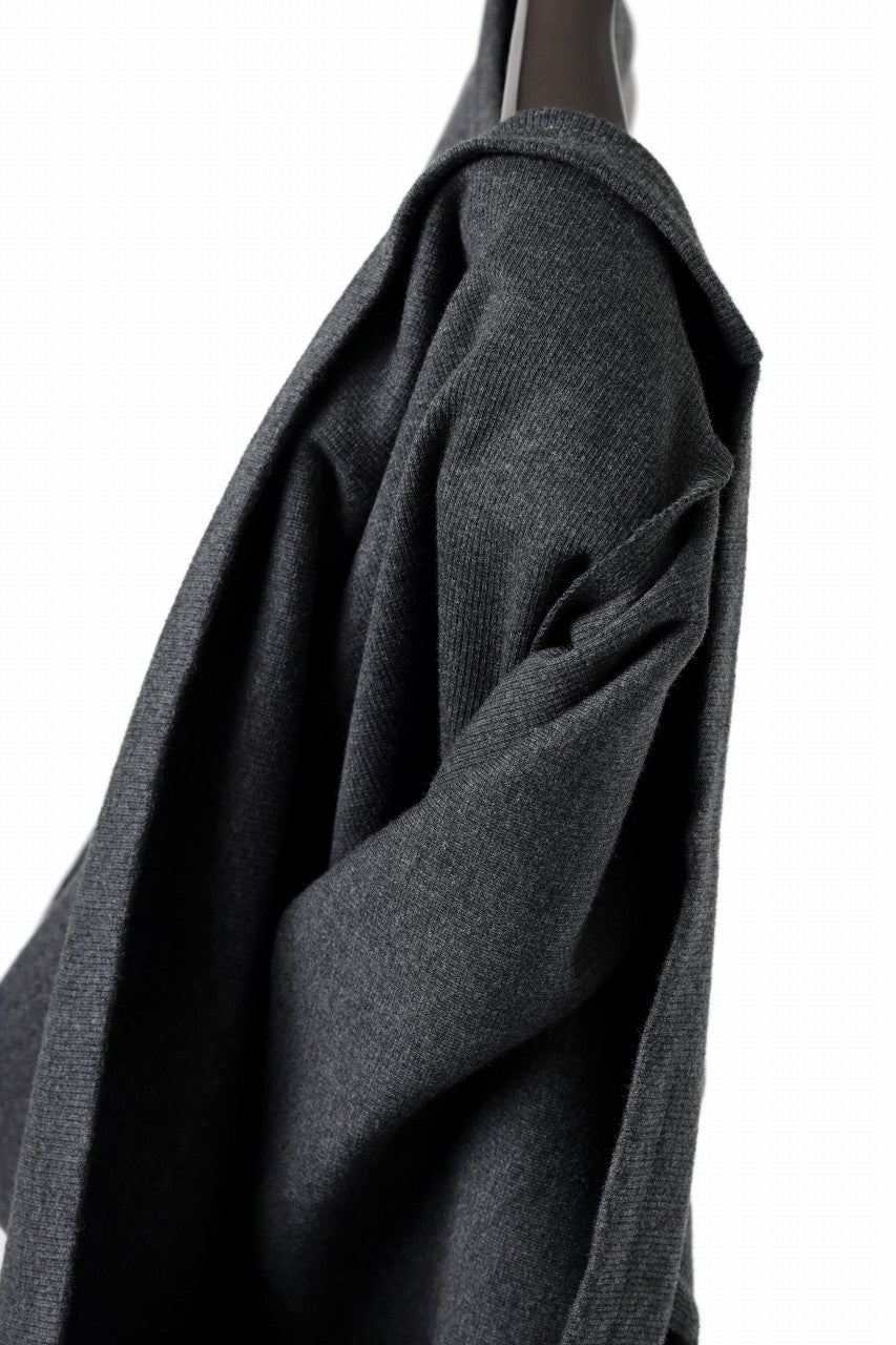 画像をギャラリービューアに読み込む, N/07 NO SLEEVE TOP / SUPER STRETCH BARE TELECO (HEATHER GREY)