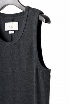 画像をギャラリービューアに読み込む, N/07 MINIMAL TANK TOP / SUPER STRETCH BARE TELECO (HEATHER GREY)