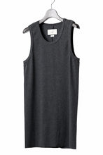 画像をギャラリービューアに読み込む, N/07 MINIMAL TANK TOP / SUPER STRETCH BARE TELECO (HEATHER GREY)