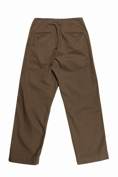 画像をギャラリービューアに読み込む, FULLCOUNT U.S.ARMY CHINO 41 TROUSERS (BROWN)