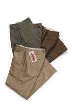 画像をギャラリービューアに読み込む, FULLCOUNT U.S.ARMY CHINO 41 TROUSERS (BROWN)