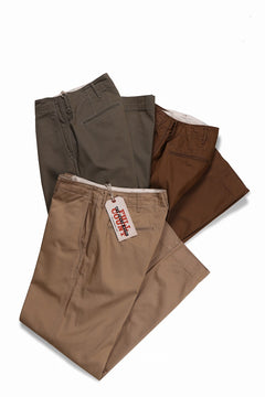 画像をギャラリービューアに読み込む, FULLCOUNT U.S.ARMY CHINO 41 TROUSERS (BROWN BEIGE)