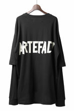 画像をギャラリービューアに読み込む, A.F ARTEFACT LAYERED LONG SLEEVE TOPS / PRINT TYPE-A (BLACK)