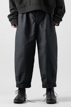 Load image into Gallery viewer, KLASICA GOSSE TWO TUCKED TROUSERS / SURPHER DYED MOLE SKIN (DEEP SEA)