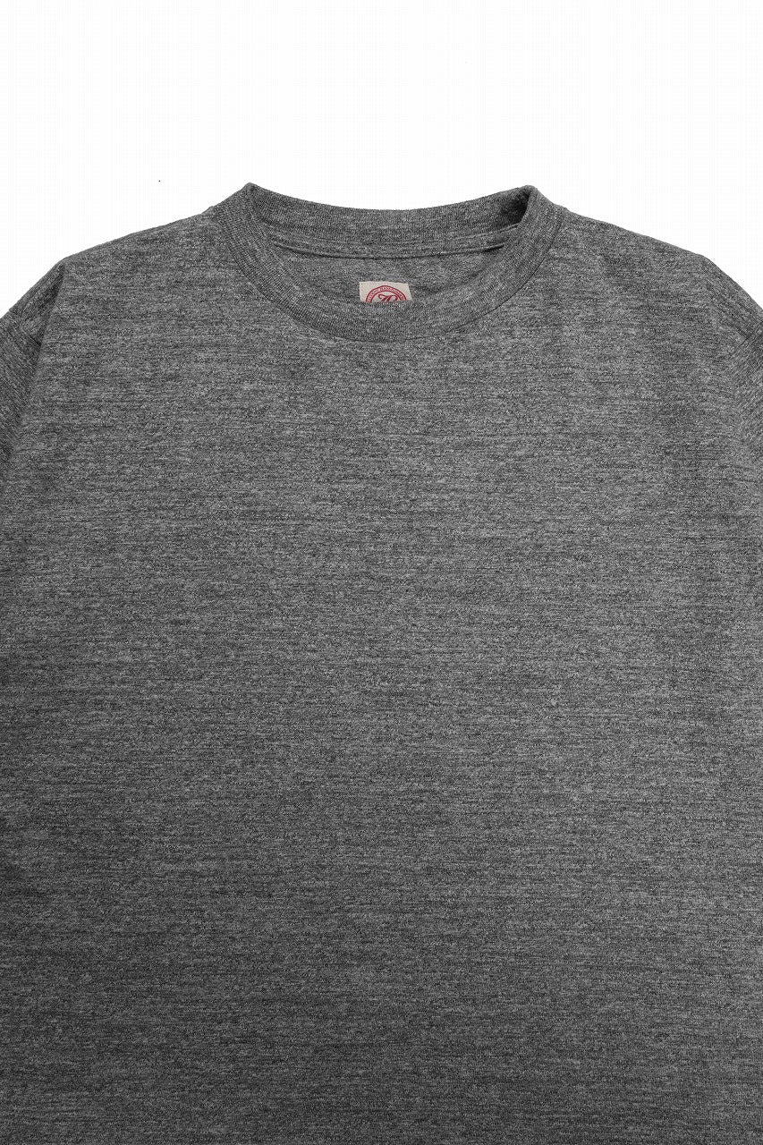 画像をギャラリービューアに読み込む, FULLCOUNT HEATHER GRAY T SHIRT / 16/1 RAFFY JERSEY CIRCULAR KNITTED (HEATHER GRAY)