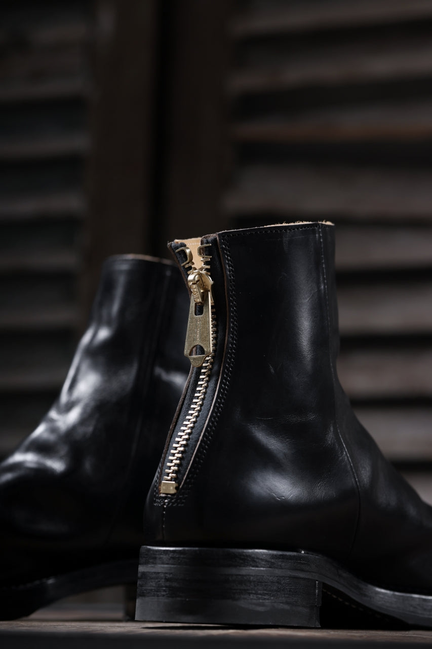Load image into Gallery viewer, Portaille exclusive CLASSIC BACK ZIP BOOTS / HORWEEN CHROMEXCEL (BLACK)