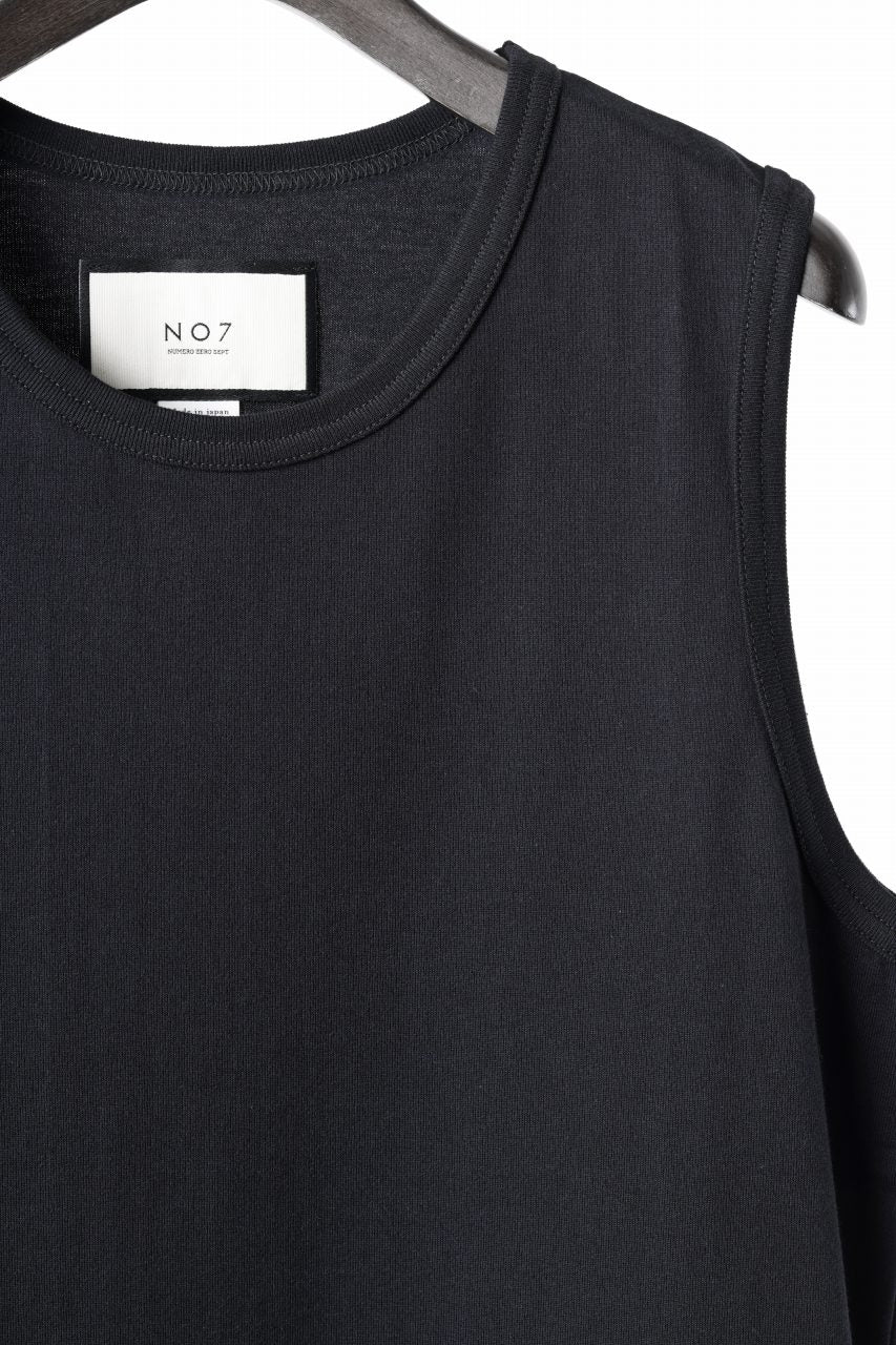 Load image into Gallery viewer, N/07 NO SLEEVE TOP / CLASSIC JERSEY (BLACK)