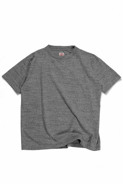 FULLCOUNT HEATHER GRAY T SHIRT / 16/1 RAFFY JERSEY CIRCULAR KNITTED (HEATHER GRAY)