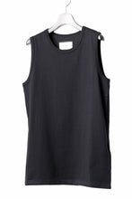 Load image into Gallery viewer, N/07 NO SLEEVE TOP / CLASSIC JERSEY (BLACK)