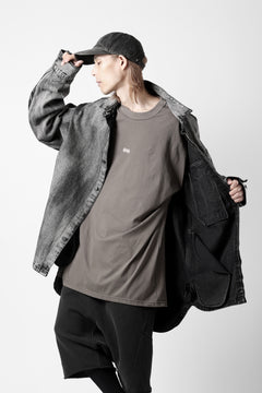 画像をギャラリービューアに読み込む, A.F ARTEFACT LOOSEY T-SHIRT / PRINT TYPE-A (G.BROWN)