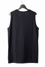 Load image into Gallery viewer, N/07 NO SLEEVE TOP / CLASSIC JERSEY (BLACK)