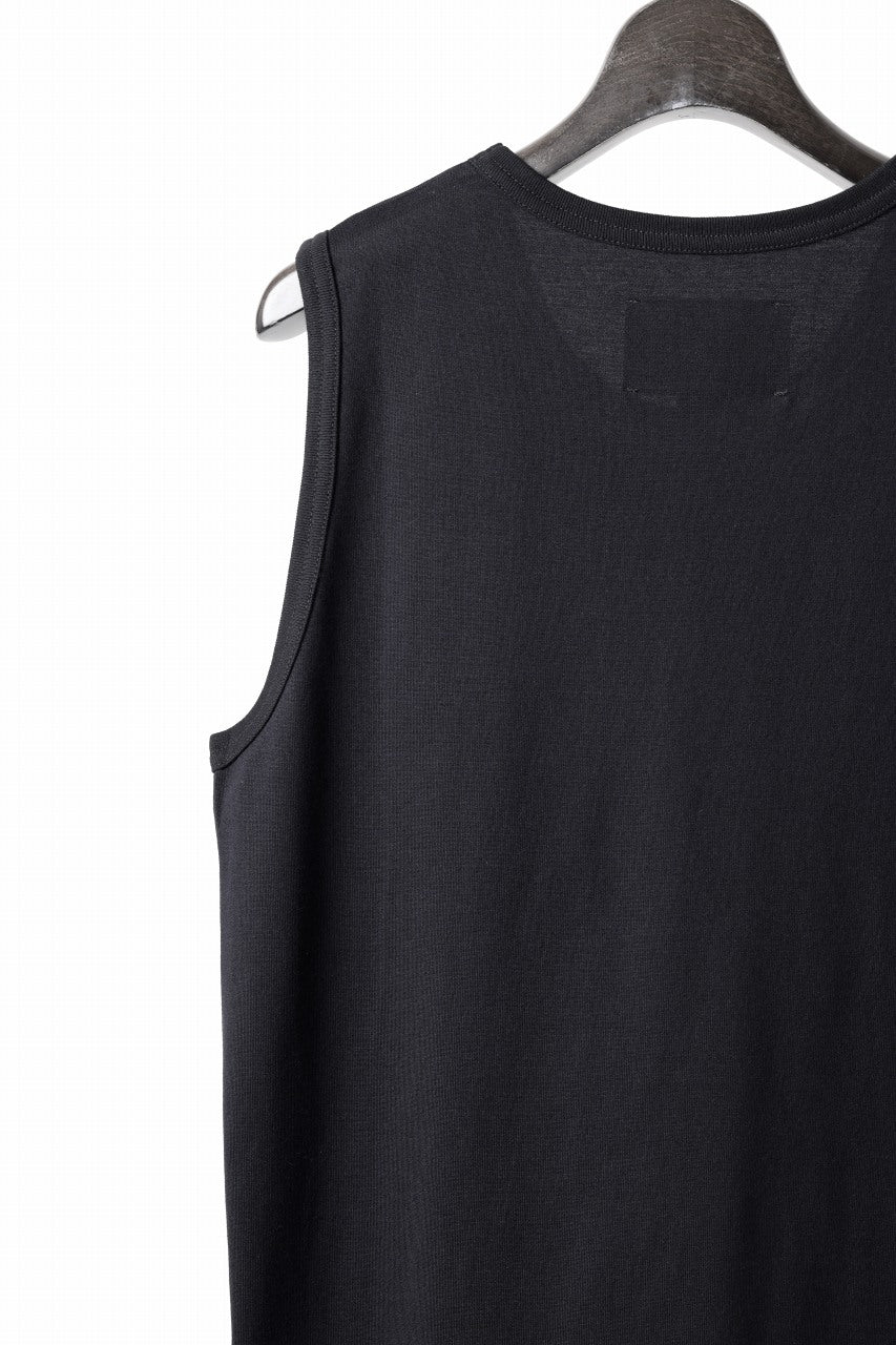 Load image into Gallery viewer, N/07 NO SLEEVE TOP / CLASSIC JERSEY (BLACK)