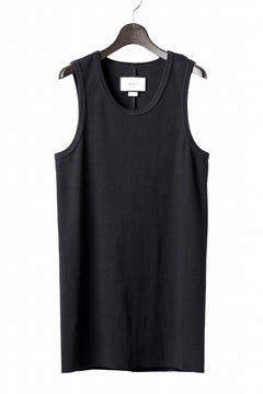 画像をギャラリービューアに読み込む, N/07 MINIMAL TANK TOP / SUPER STRETCH BARE TELECO (BLACK)