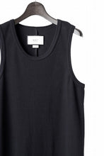 画像をギャラリービューアに読み込む, N/07 MINIMAL TANK TOP / SUPER STRETCH BARE TELECO (BLACK)