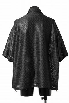 画像をギャラリービューアに読み込む, A.F ARTEFACT SNAPPED SQUEEZING SHIRT / SHADOW LACE (BLACK)