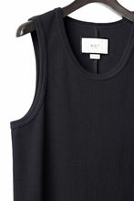 画像をギャラリービューアに読み込む, N/07 MINIMAL TANK TOP / SUPER STRETCH BARE TELECO (BLACK)