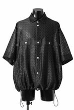 画像をギャラリービューアに読み込む, A.F ARTEFACT SNAPPED SQUEEZING SHIRT / SHADOW LACE (BLACK)