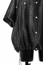 画像をギャラリービューアに読み込む, A.F ARTEFACT SNAPPED SQUEEZING SHIRT / SHADOW LACE (BLACK)