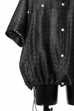 画像をギャラリービューアに読み込む, A.F ARTEFACT SNAPPED SQUEEZING SHIRT / SHADOW LACE (BLACK)