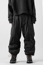 画像をギャラリービューアに読み込む, th products NERDRUM / Cargo Pants / recycled nylon stretch taffeta (black)