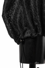 画像をギャラリービューアに読み込む, A.F ARTEFACT SNAPPED SQUEEZING SHIRT / SHADOW LACE (BLACK)
