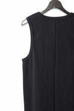 画像をギャラリービューアに読み込む, N/07 MINIMAL TANK TOP / SUPER STRETCH BARE TELECO (BLACK)