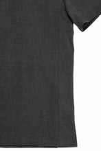画像をギャラリービューアに読み込む, black crow x LOOM exclusive short sleeve tops / dyed zimbabwe cotton jersey (濃墨)