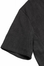画像をギャラリービューアに読み込む, black crow x LOOM exclusive short sleeve tops / dyed zimbabwe cotton jersey (濃墨)