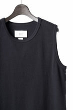 画像をギャラリービューアに読み込む, N/07 NO SLEEVE TOP / SUPER STRETCH BARE TELECO (BLACK)
