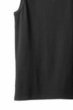 画像をギャラリービューアに読み込む, N/07 NO SLEEVE TOP / SUPER STRETCH BARE TELECO (BLACK)