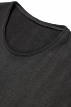 画像をギャラリービューアに読み込む, black crow x LOOM exclusive short sleeve tops / dyed zimbabwe cotton jersey (濃墨)